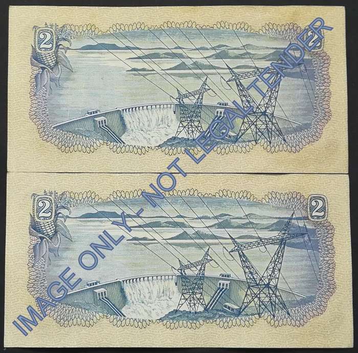 T W DE JONGH 2 RAND 2ND ISSUE *2 NOTES SEQUENCE*
