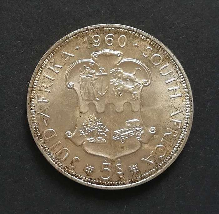 UNION 1960 5 SHILLINGS *UNC*