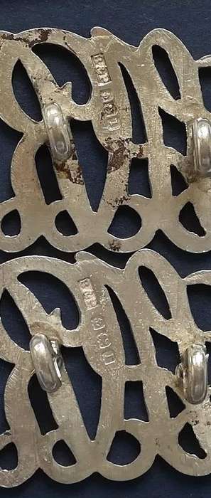 RAILWAYS STERLING SILVER *INSIGNIA* PAIR