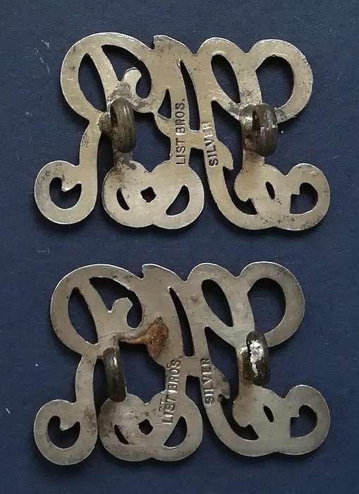 RAILWAYS STERLING SILVER *INSIGNIA* PAIR