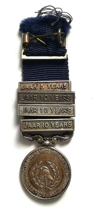 SOUTH AFRICAN FIRE SERVICES INSTITUTE LONG SERVICE MEDAL CITY OF CAPE TOWN *SILVER MINIATURE*