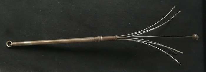 STERLING SILVER BIRMINGHAM SWIZZLE STICK 5.1 GRAM *OPEN 140MM*
