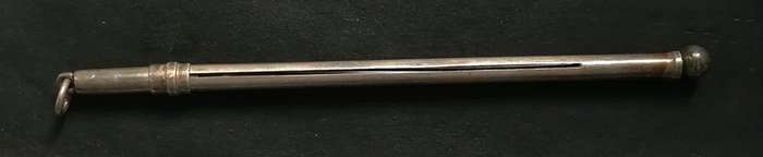 STERLING SILVER BIRMINGHAM SWIZZLE STICK 5.1 GRAM *OPEN 140MM*