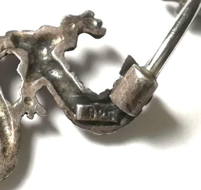 STERLING SILVER *DRAGON WITH RED EYES* BELLY RING 15X35MM