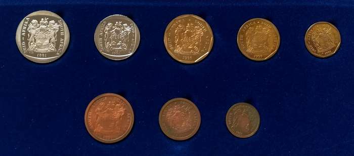 1991 REPUBLIC PROOF SET S A M