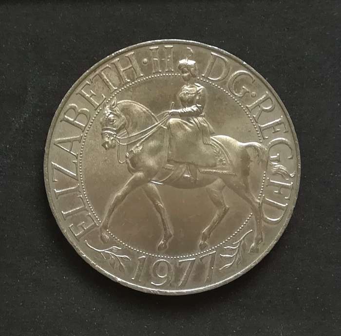 GREAT BRITAIN 1977 CROWN *BARCLAYS NATIONAL*