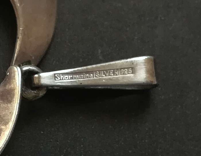 STERLING SILVER *SHARMAINE* HEART PENDANT 33 X 33MM 3.2 GRAMS