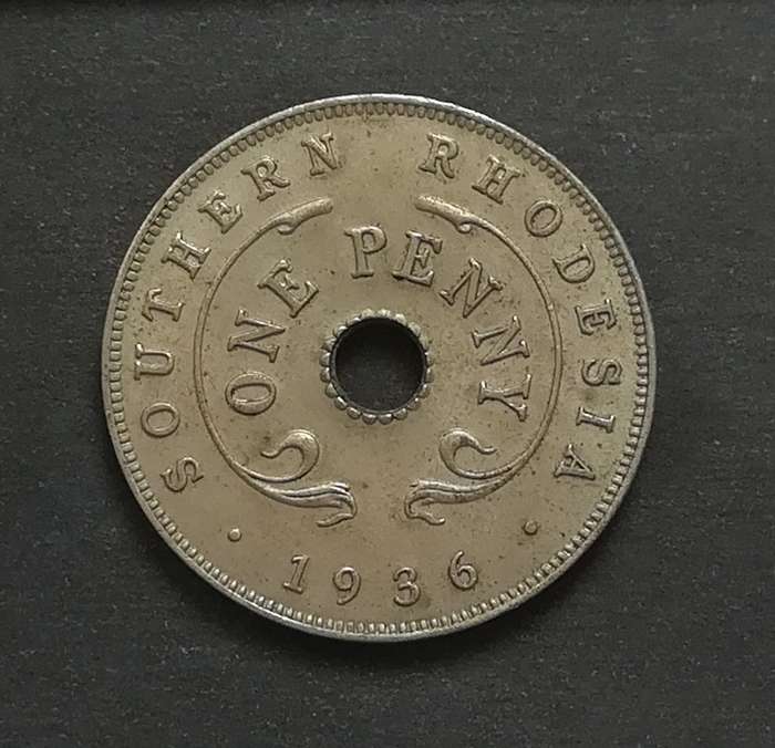 SOUTHERN RHODESIA 1936 PENNY *EXCELLENT*