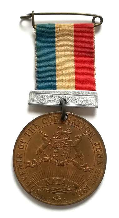 1911 NATAL GEORGE AND MARY SOUVENIR 32MM