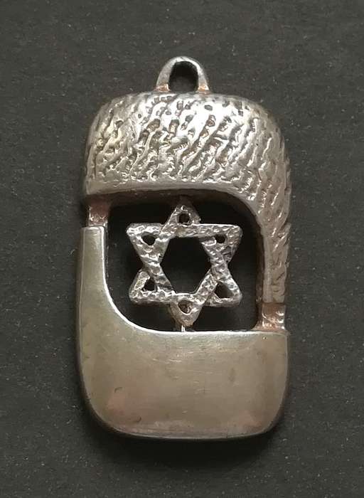 STERLING SILVER *STAR OF DAVID* PENDANT 16X30MM 6.3 GRAMS