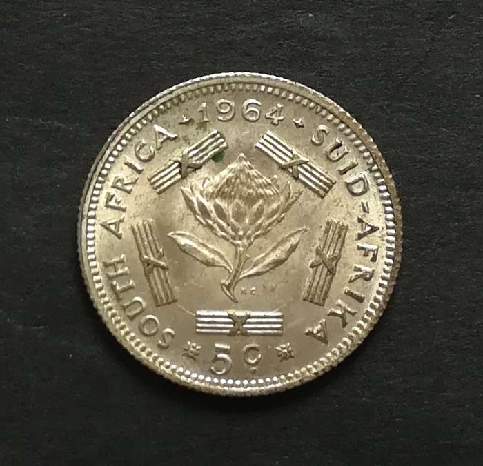 REPUBLIC 1964 5 CENTS *EXCELLENT*