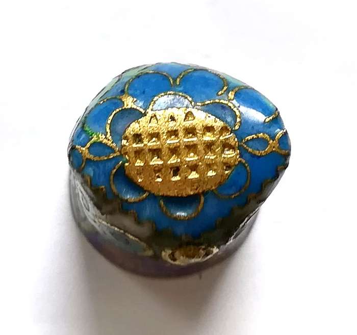 CLOISONNE THIMBLE- OWL
