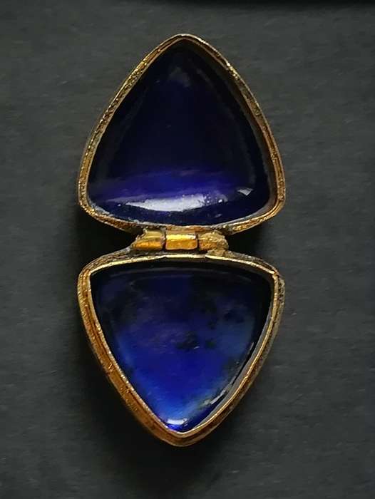 CLOISONNE PILL BOX 10X19MM