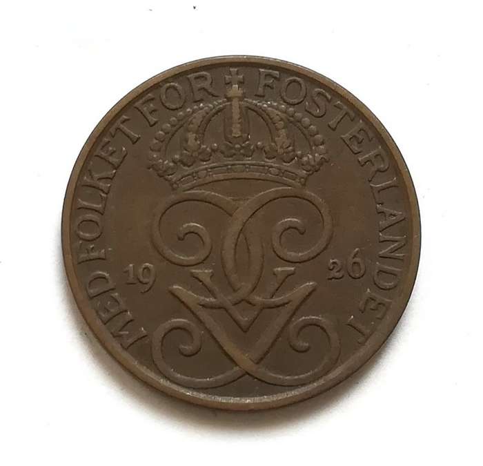 SWEDEN 1926 5 ORE COIN