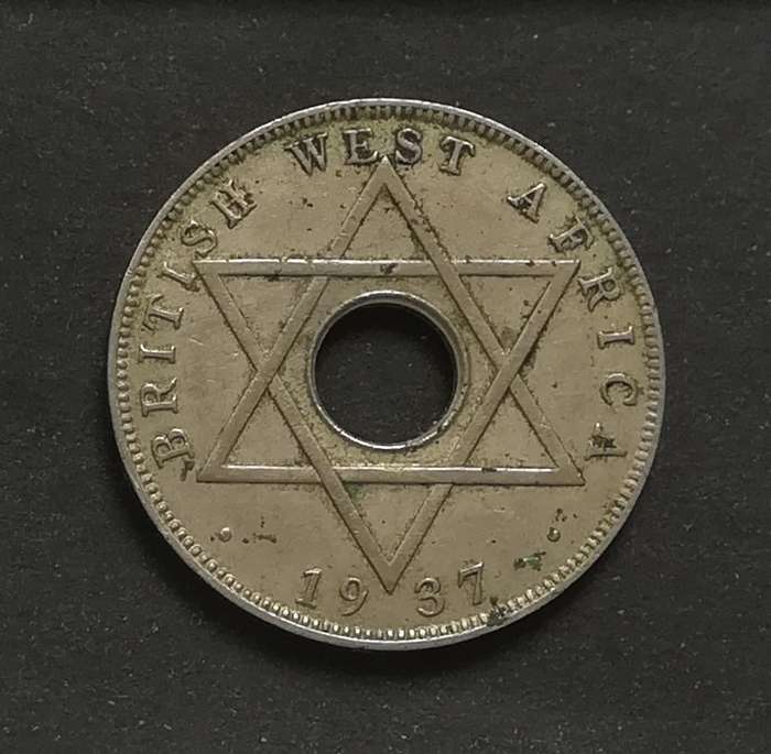 WEST AFRICA 1937 HALF PENNY