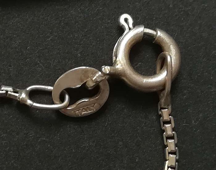 STERLING SILVER ITALY CHAIN 410MM 2.7 GRAMS