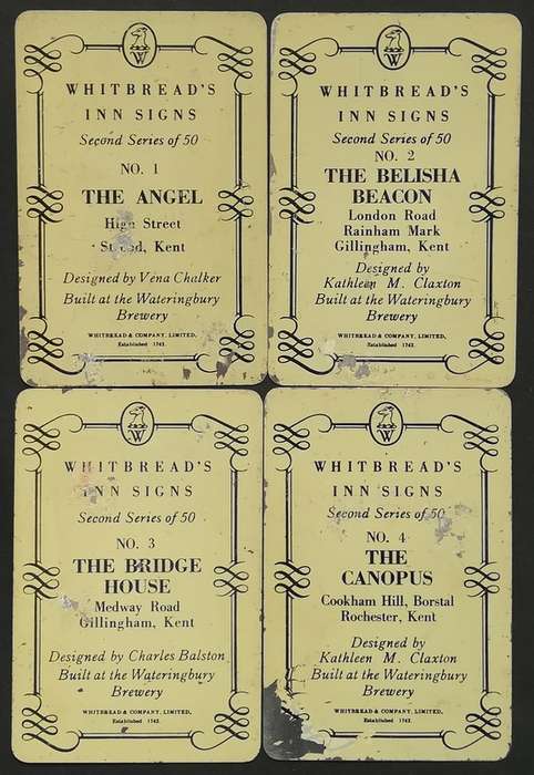 WHITBREAD INN 2ND SERIES (1952) COMPLETE SET OF 50 METAL CARDS **NO 23**