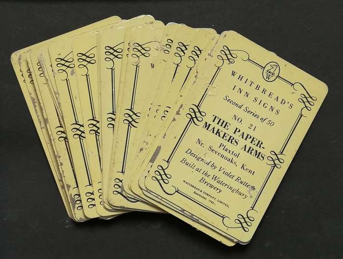 WHITBREAD INN 2ND SERIES (1952) COMPLETE SET OF 50 METAL CARDS **NO 23**