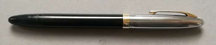 VINTAGE SHEAFFER SNORKEL WHITE DOT FOUNTAIN PEN *14K GOLD NIB* **INSCRIBED AUSTRALIA**