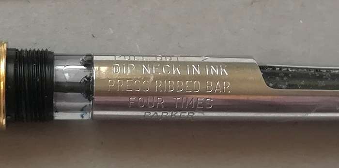 PARKER 65 FOUNTAIN PEN *GOLD PLATED CAP* **14K SOLID GOLD NIB** INSCRIBED