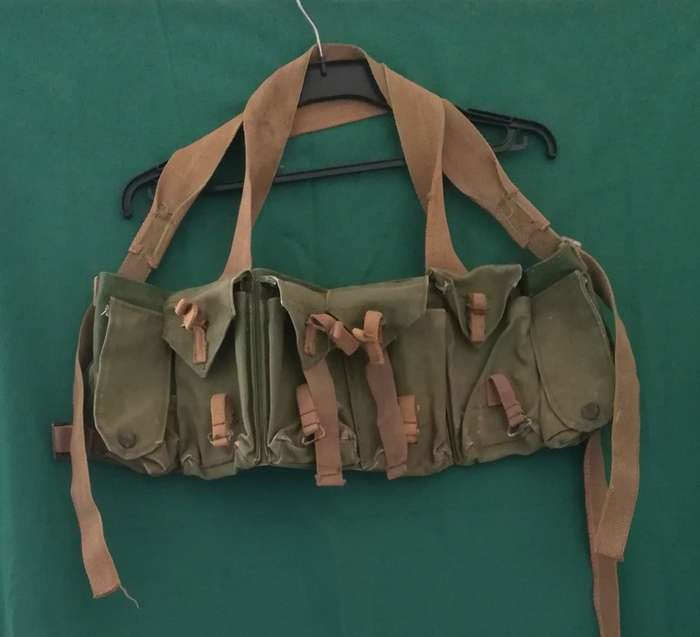 Rhodesia Bush War Military Webbing 6 Pouches