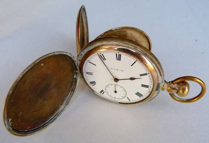 ANTIQUE POCKETWATCH ELGIN, U.S.A , GOLD FILLED