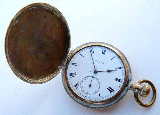 ANTIQUE POCKETWATCH ELGIN, U.S.A , GOLD FILLED