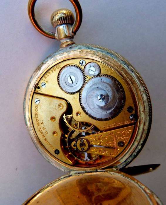 ANTIQUE POCKETWATCH ELGIN, U.S.A , GOLD FILLED