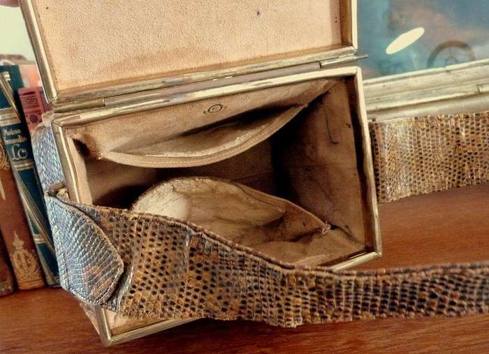 ART DECO PHYTHON SNAKE BAG
