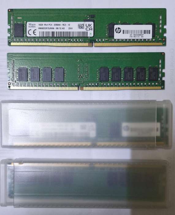 HP M31174-591 SK hynix 16GB 1Rx4 PC4-3200AA-RC2 DDR4 ECC Memory