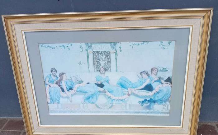 PICTURE : PRINT OF AESTAS / SUMMER  BY SIR WILLIAM ERNEST REYNOLDS - STEPHEN'S.