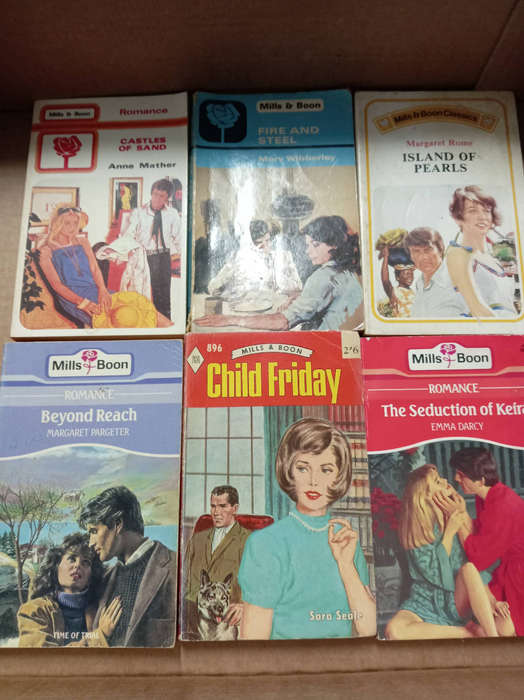 36 X MILLS AND BOON ROMANCE BOOKS.