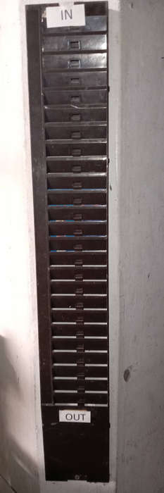 CLOCK CARD HOLDER.