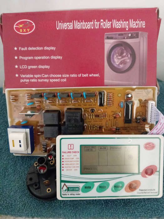 UNIVERSAL WASHING MACHINE PC CONTROL BOARD FOR FRONT LOADER WASHING MACHINES. SXY3388