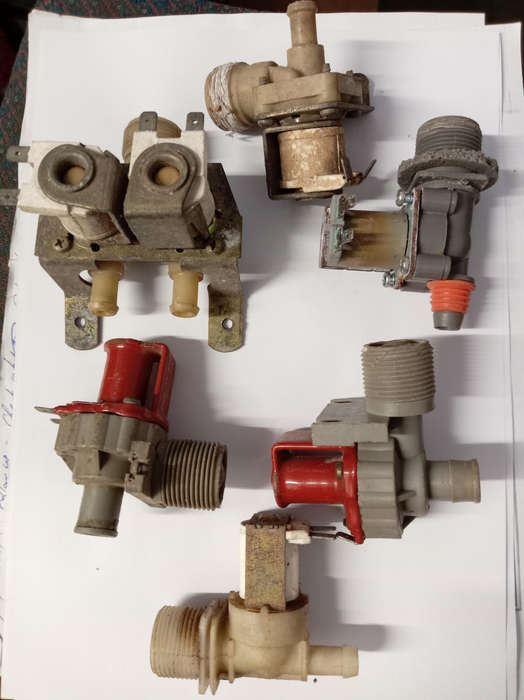 WASHING MACHINE WATER INLET SOLENOID VALVE. TOTAL OF 6 FOR R55.00