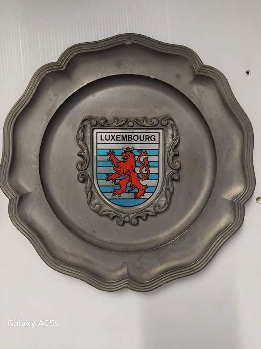 LUXEMBOURG AND MEILER PEWTER PLAQUES