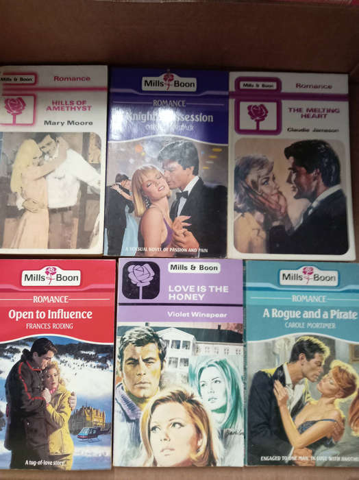 36 X MILLS AND BOON ROMANCE BOOKS.