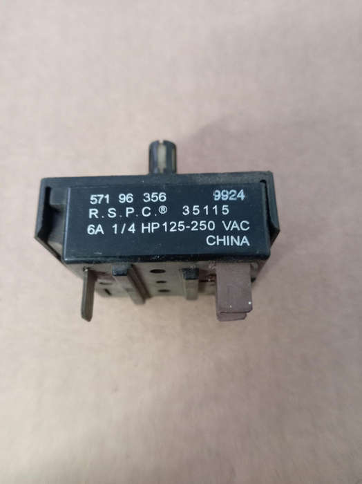 WHIRLPOOL TOP LOADER WASHING MACHINE 3 POSITION TEMPERATURE SWITCH. RSPC 35115.