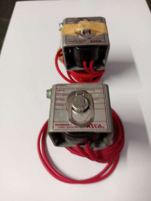 ASCO PD 262C2 SOLENOID VALVES X 2