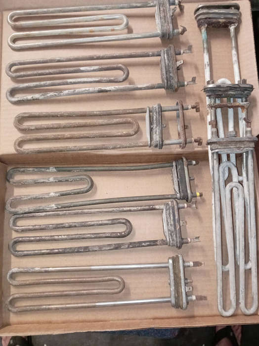 10 X FRONT LOADER WASHING MACHINE HEATER ELEMENTS. R80.00 THE LOT.