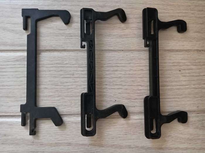 MICROWAVE DOOR LATCHES. ( 50 ASSORTED) R99. 00