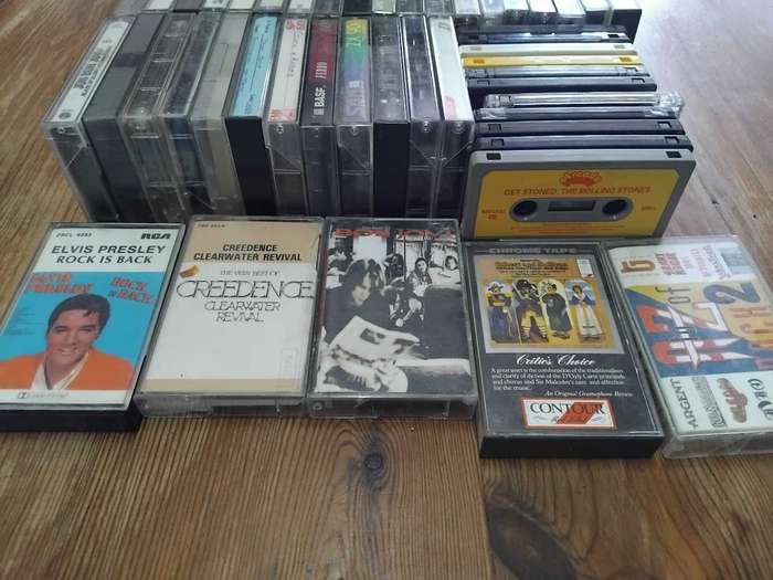 VINTAGE AUDIO CASSETTE TAPES 4 TRACK. AS PER PHOTOS.