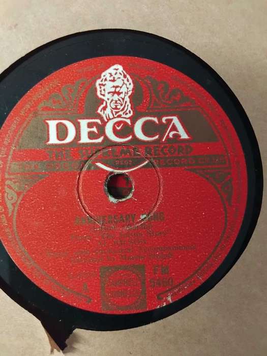 10 x 10 INCH DECCA VINYL RECORDS