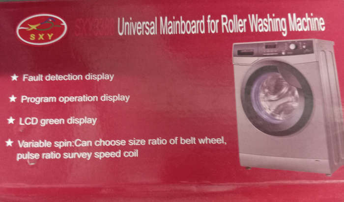 UNIVERSAL WASHING MACHINE PC CONTROL BOARD FOR FRONT LOADER WASHING MACHINES. SXY3388