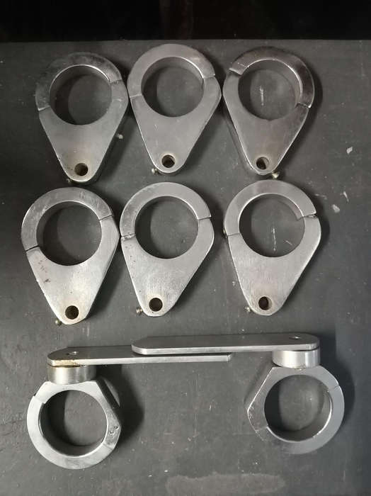 HEAVY DUTY CLAMPS  - 60Mmm DIAMETER / 16mm THICK