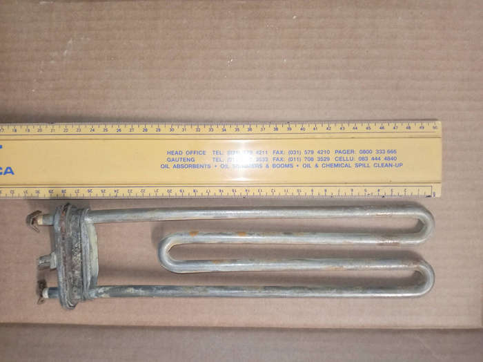 10 X FRONT LOADER WASHING MACHINE HEATER ELEMENTS. R80.00 THE LOT.