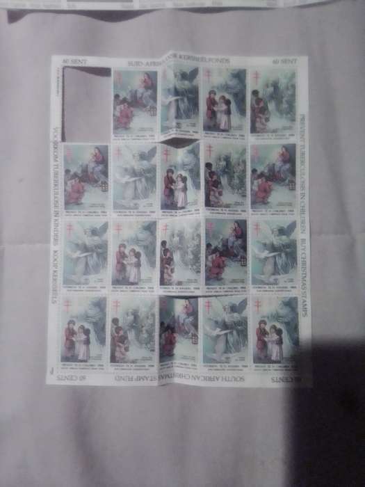 RSA CHRISTMAS AND EASTER STAMPS 1988 & 1989