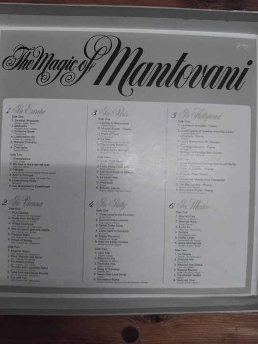 THE MAGIC OF MANTOVANI. READER'S DIGEST.  6  LP'S AS PER PHOTOS.
