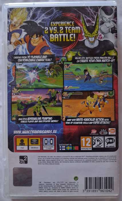 Dragonball Z Tenkaichi Tag Team for PSP (CIB)