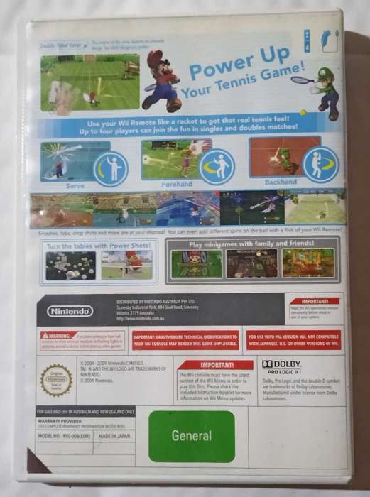 Mario Power Tennis for Wii (PAL CIB)